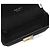 Jimmy Choo Borsa a spalla e borsa a tracolla in camoscio nero ricamato Rocket con catena dorata - vista 5