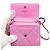 Chanel Bolso bandolera con cadena cartera mini con solapa en denim rosa - vista 6
