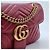 Gucci Borsa a tracolla con catena Marmont Matelassé Rosso - vista 10
