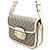 Horsebit 1955 Gucci Borsa a tracolla Horsebit White GG Supreme Canvas - vista 2