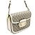 Horsebit 1955 Gucci Borsa a tracolla Horsebit White GG Supreme Canvas - vista 3