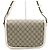 Horsebit 1955 Gucci Borsa a tracolla Horsebit White GG Supreme Canvas - vista 4