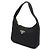 Prada Sac à épaule hobo pour femme en nylon matelassé avec logo triangulaire - vue 2