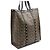 Burberry Borsa Tote in tela con borchie dorate Multicolore - vista 3