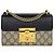 Gucci Borsa a tracolla Small Paddle Lock GG Supreme Marrone
