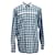 Prada Camicia in cotone bianca da uomo Blu - vista 4