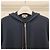 Hermès Giacca con cappuccio e zip in cashmere Nero - vista 5
