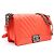 Chanel Borsa a tracolla Boy Chevron Medium Flap con catena argentata Rosso - vista 3