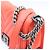 Chanel Borsa a tracolla Boy Chevron Medium Flap con catena argentata Rosso - vista 5