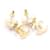 Chanel Pendientes de cristal para mujer con logotipo CC Multicolor - vista 3