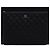 Chanel Borsa a Pochette Classic New Medium in Caviar Nero con Logo CC Argento