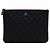 Chanel Borsa a Pochette Classic New Medium in Caviar Nero con Logo CC Argento - vista 2