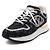 Louis Vuitton Sneakers Neo Runaway in denim nero e oro - vista 2