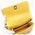 Coco Handle Chanel Sac à main Tote Small Flap Top Handle en cuir Caviar jaune avec chaîne dorée et bandoulière - vue 7