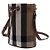 Burberry Kleine Bucket Bag Schultertasche und Crossbody Bag aus braunem Karomuster-Canvas - Ansicht 2