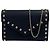 Valentino Borsa a tracolla Rockstud WOC Mini Pouch con catena Nero