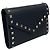 Valentino Borsa a tracolla Rockstud WOC Mini Pouch con catena Nero - vista 2