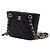 Chanel Mini Borsa a Tracolla in Pelle Caviar Nera con Catena Dorata Nero - vista 3