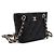 Chanel Mini Borsa a Tracolla in Pelle Caviar Nera con Catena Dorata Nero - vista 4