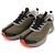 Hermès Sneakers Hero da uomo in mesh kaki Marrone - vista 3