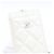 Chanel Tarjetero enrollable Coco Neige Pearl White con cadena de collar Blanco - vista 3