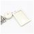 Chanel Tarjetero enrollable Coco Neige Pearl White con cadena de collar Blanco - vista 5