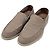 Loro Piana Mocassino Summerwalk in camoscio Beige Marrone