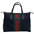 Gucci Borsa Tote Duffle Web Stripe Techno Borsa a Tracolla Nero