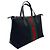 Gucci Borsa Tote Duffle Web Stripe Techno Borsa a Tracolla Nero - vista 2