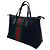 Gucci Borsa Tote Duffle Web Stripe Techno Borsa a Tracolla Nero - vista 3