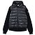 Moncler Casaco com capuz e fecho em lã acolchoada para homem Preto - vista 7