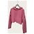 Chanel Sudadera crop de cachemira rosa - vista 2