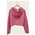 Chanel Sudadera crop de cachemira rosa - vista 3