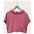 Chanel Sudadera crop de cachemira rosa - vista 4