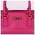 Salvatore Ferragamo Borsa Tote e Borsa a Tracolla Rosa Gancini con Dettagli Dorati - vista 3
