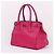 Salvatore Ferragamo Borsa Tote e Borsa a Tracolla Rosa Gancini con Dettagli Dorati - vista 4