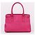 Salvatore Ferragamo Borsa Tote e Borsa a Tracolla Rosa Gancini con Dettagli Dorati - vista 6
