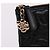 Chanel Bolso de mano Medium Black Camellia Gold Negro - vista 7