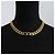 Valentino Collana Choker con Logo in Oro e Cristalli da Donna - vista 2