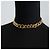 Valentino Collana Choker con Logo in Oro e Cristalli da Donna - vista 3