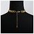 Valentino Collana Choker con Logo in Oro e Cristalli da Donna - vista 5