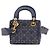 Dior Denim Stud Mini Lady Bag Blau - Ansicht 3