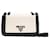 Prada Borsa a tracolla con catena borchiata bianca e nera Multicolore
