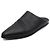 Céline Mules Babouche Jarkno da uomo in vitello nero - vista 2