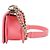 Chanel Mini Boy Bag in caviar chevron rosa con chip - vista 2