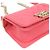 Chanel Mini Boy Bag in caviar chevron rosa con chip - vista 5
