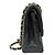 Chanel Borsa a spalla Classic in pelle d'agnello nera Medium Nero - vista 2