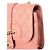 Chanel Borsa a tracolla matelassé rosa con patta e catena - vista 10