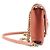 Chanel Borsa a tracolla matelassé rosa con patta e catena - vista 2