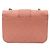 Chanel Borsa a tracolla matelassé rosa con patta e catena - vista 3